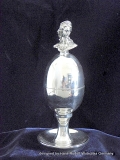 Eierbecher Feinzinn Sissi 12 cm reine Handarbeit