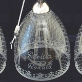 Handgravur auf Kristall je Zeichen