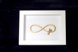 Wooden frame infinity say YES